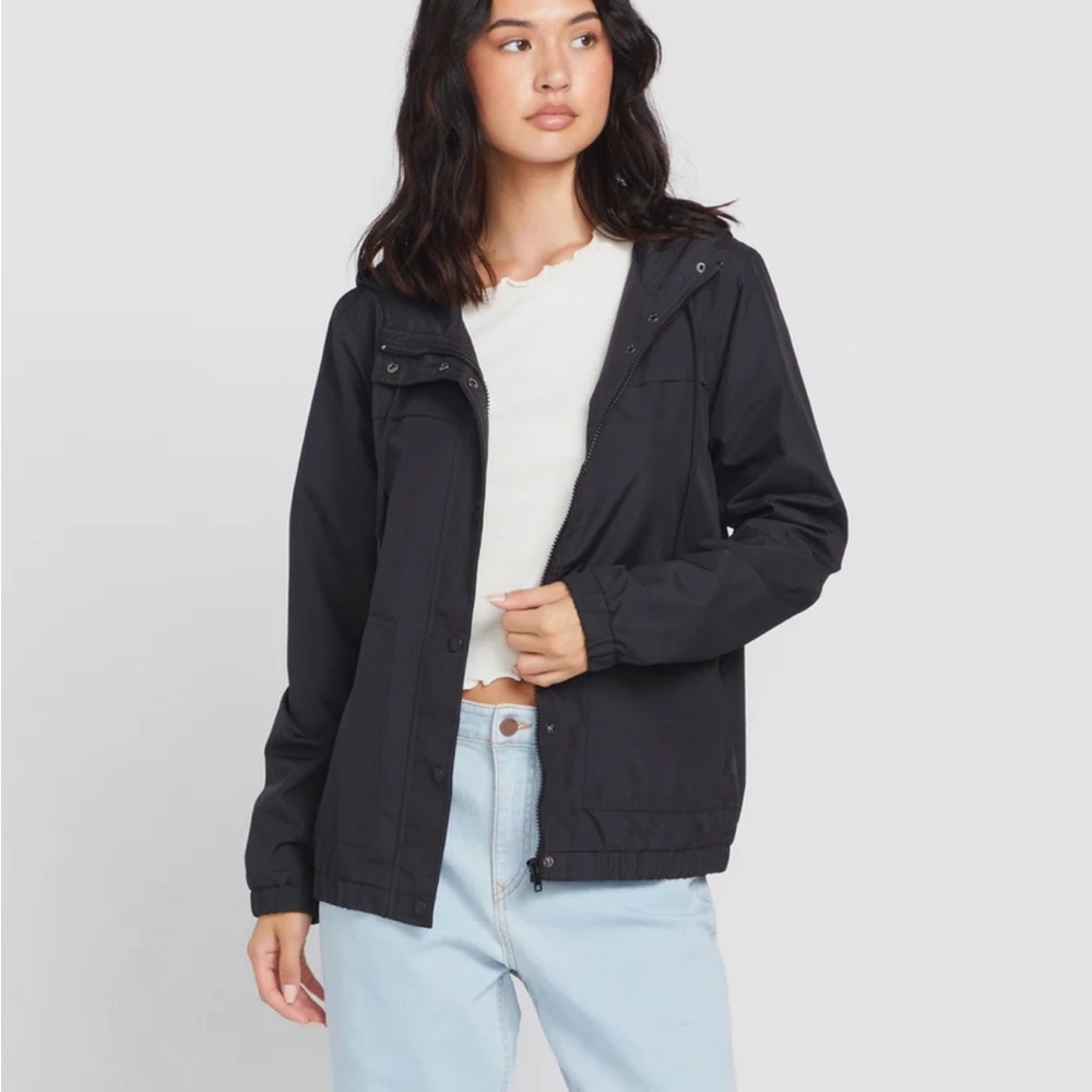 Women's Black Hooded Jacket